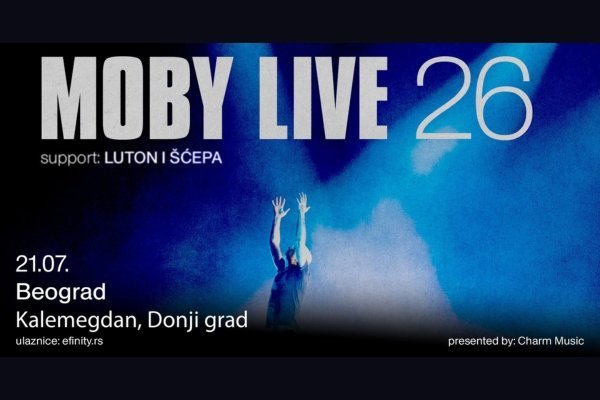 Moby večeras na Kalemegdanu